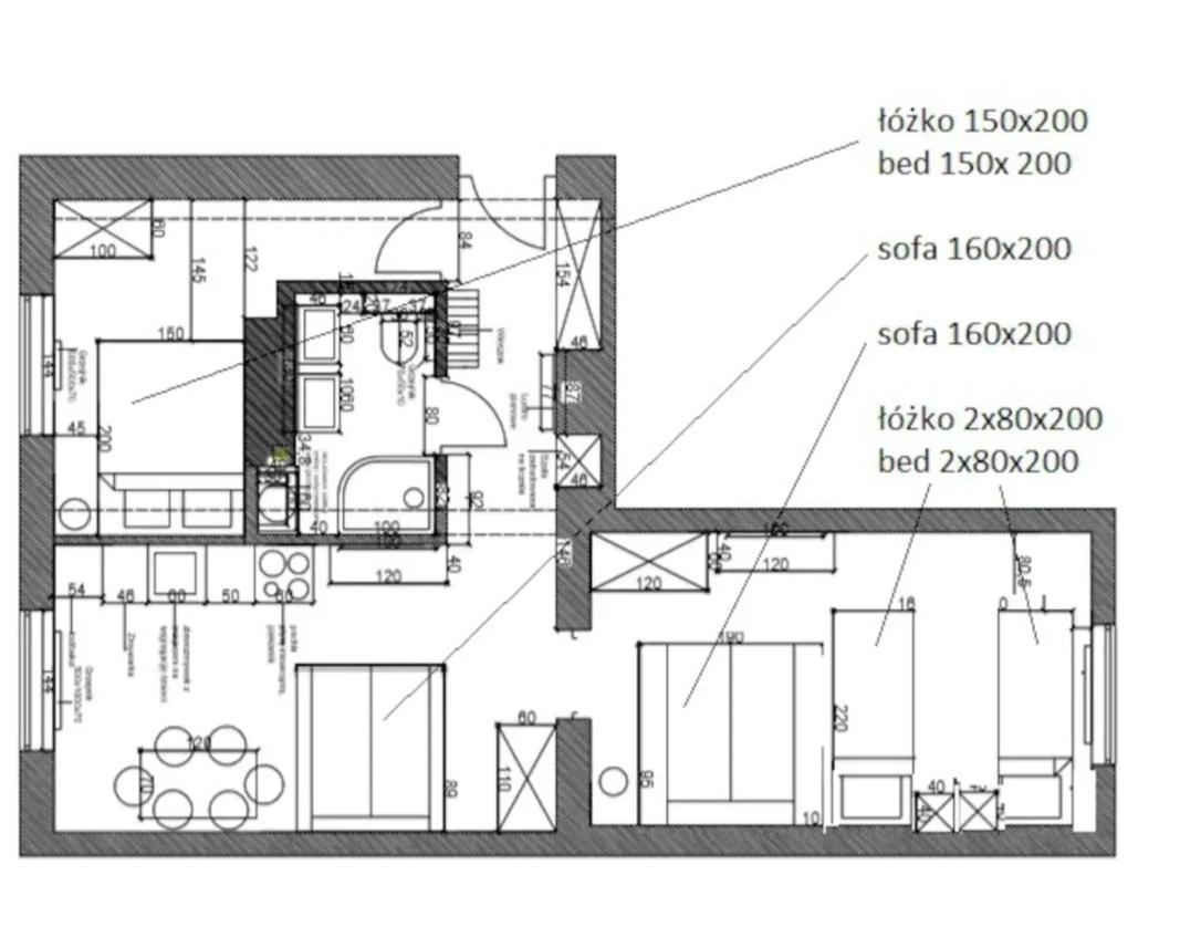 Family Luxury Comfort Old Town Apartament, 1-8, 2 Sypialnie I Salon, Parking W Cenie Gdansk Exterior foto
